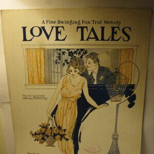 Antique Sheet Music: 1923 Love Tales - Ben Ryan , Vincent Rose